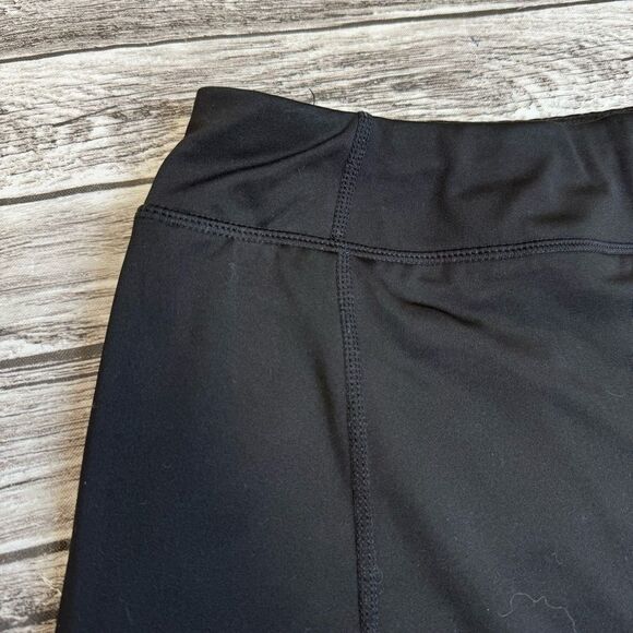 Tangerine Women's Black Athletic Mini Skirt S SM Small Zipper Pocket Mid Rise - Picture 3 of 12